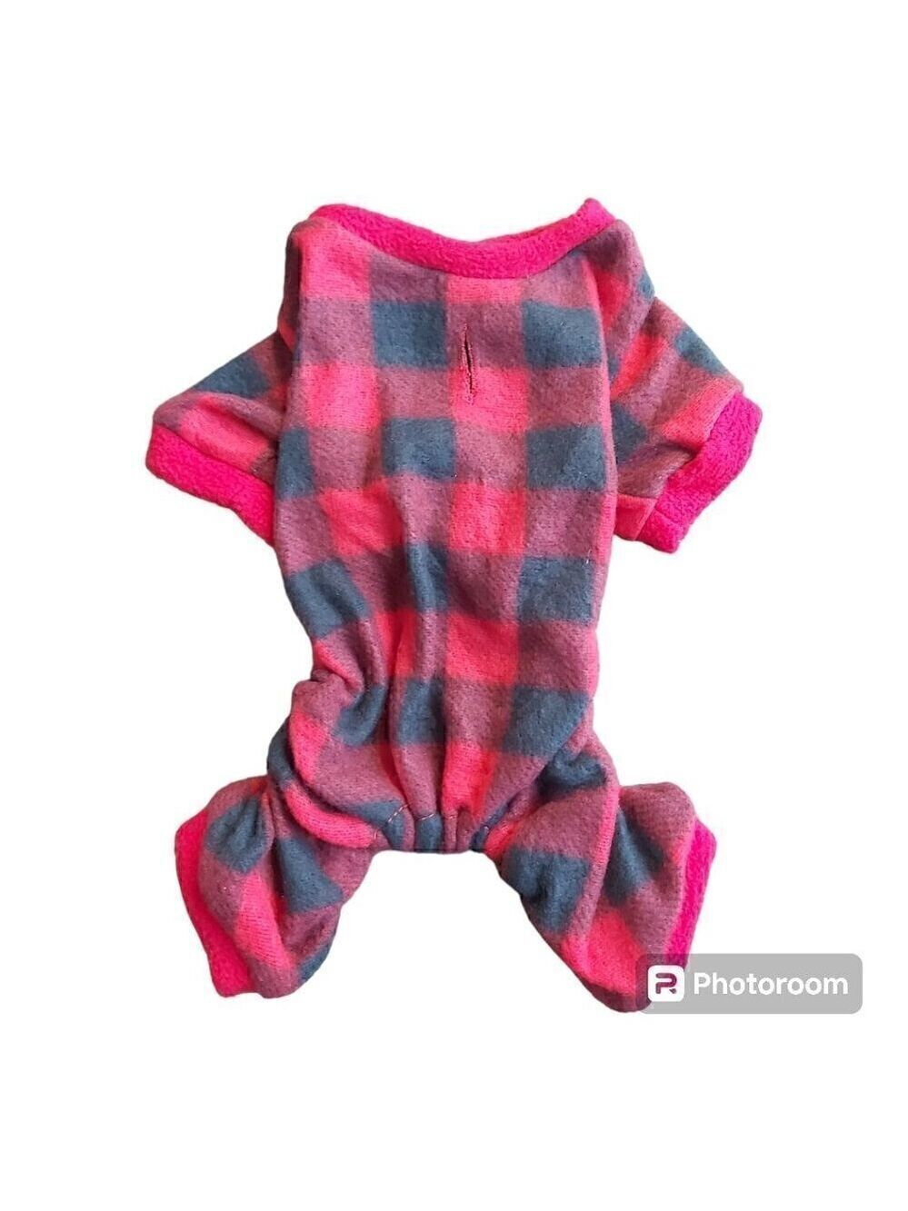 NWOT Red/Black Buffalo Plaid Super Soft Pullover Dog Shirt - Size XS